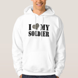 I Herz mein Soldat Hoodie