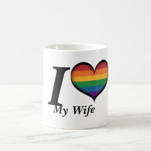 I Herz meine Ehefrau Kaffeetasse