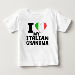I Herz meine italienische Großmutter Baby T-shirt