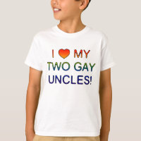 I (Herz) meine zwei homosexuellen Onkel! T - Shirt