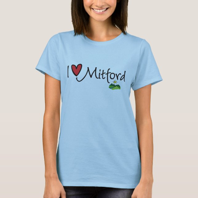 I Herz Mitford T-Shirt (Vorderseite)