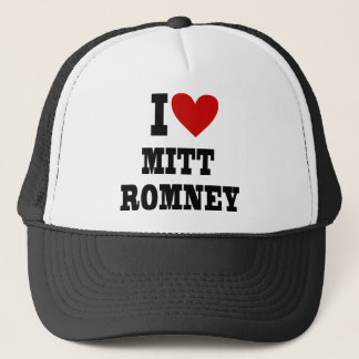 I Herz Mitt Romney Truckerkappe