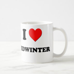 I Herz-Mitte des Winters Kaffeetasse