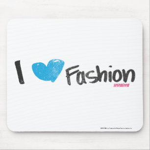 I Herz-Mode-Gelb Mousepad