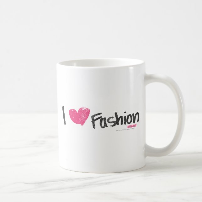 I Herz-Mode-Magenta Kaffeetasse (Rechts)