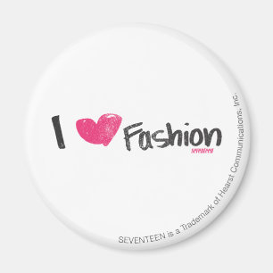 I Herz-Mode-Magenta Magnet