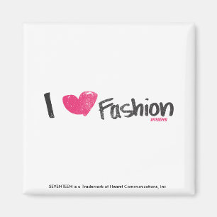 I Herz-Mode-Magenta Magnet