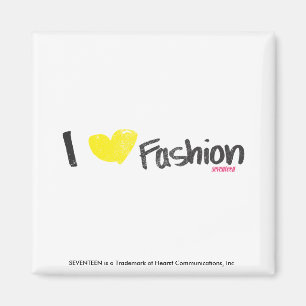 I Herz-Mode-Rosa Magnet