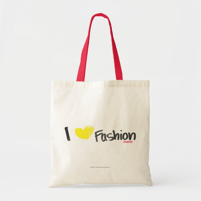 I Herz-Mode-Rosa Tragetasche (Vorne)