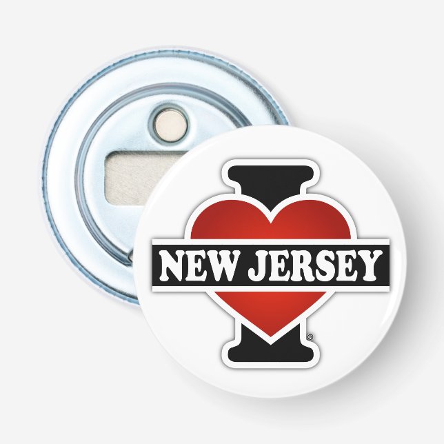 I Herz New-Jersey Flaschenöffner (Vorderseite)