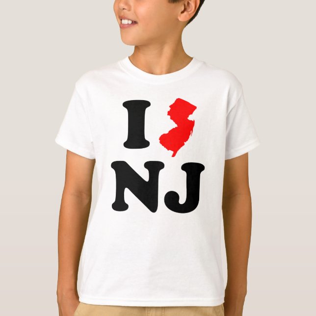I Herz NJ T-Shirt (Vorderseite)