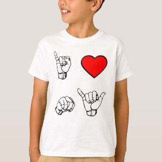 I HERZ NY - weißer Hintergrund T-Shirt
