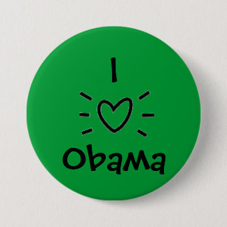 I "HERZ" OBAMA! BUTTON