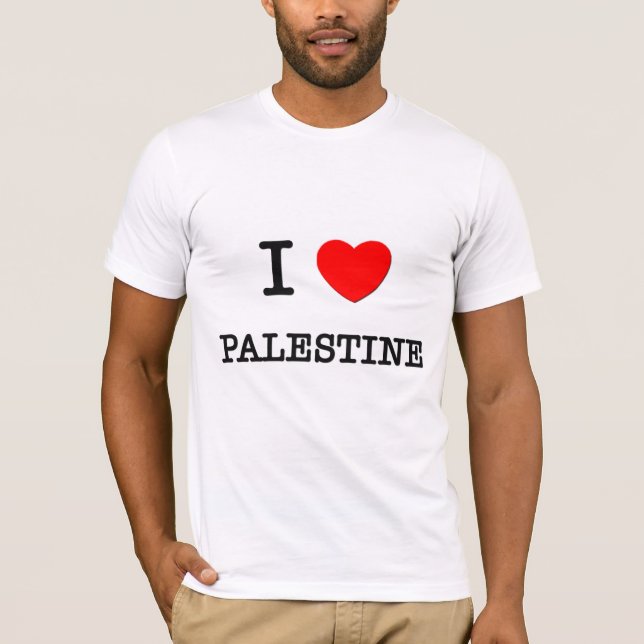 I HERZ PALÄSTINA T-Shirt (Vorderseite)