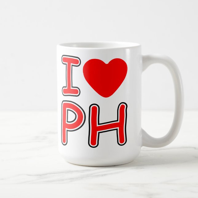 I Herz PH - Tasse (Rechts)