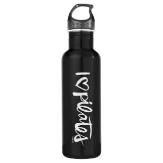 I Herz Pilates Trinkflasche