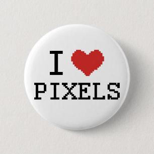 I Herz-Pixel der Liebe-Pixel-/I Button