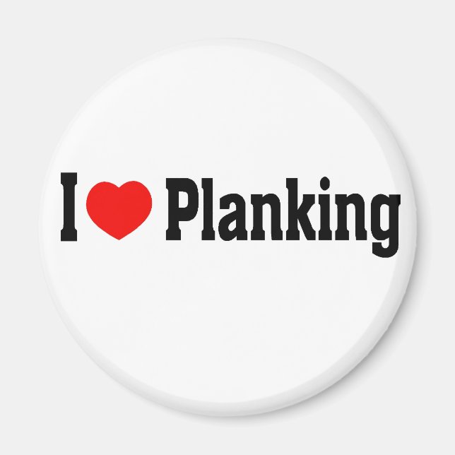 I (Herz) Planen Magnet (Vorne)