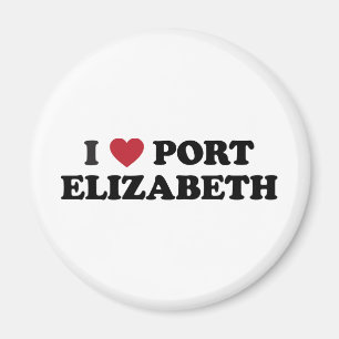 I Herz Port Elizabeth Südafrika Magnet