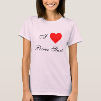 I Herz Power Start T-Shirt