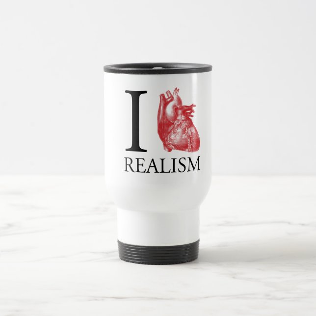 I Herz-Realismus Reisebecher (Mittel)