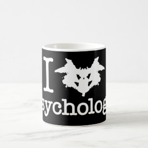I Herz (Rorschach Inkblot) Psychologie Kaffeetasse