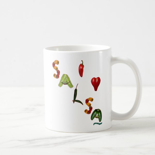 I Herz-Salsa Kaffeetasse (Rechts)