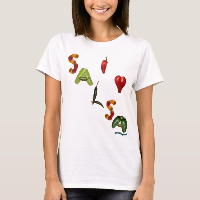 I Herz-Salsa T-Shirt (Vorderseite)