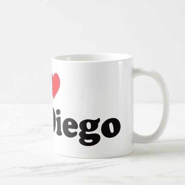 I Herz San Diego Kaffeetasse (Rechts)