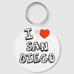 I Herz San Diego Schlüsselanhänger