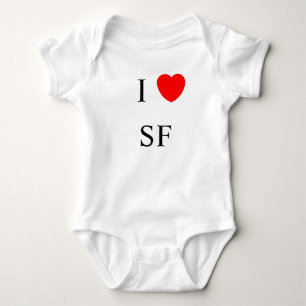 I Herz San Francisco Baby Strampler