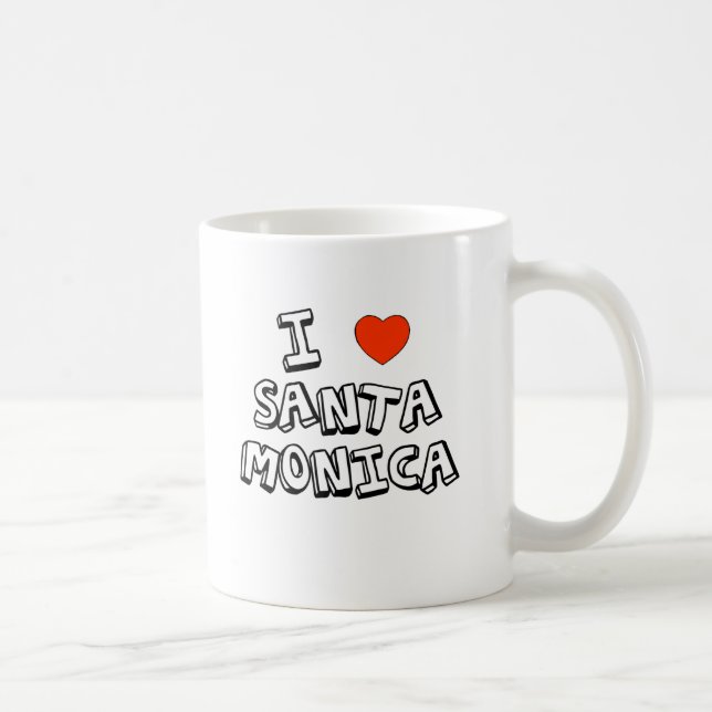 I Herz Santa Monica Kaffeetasse (Rechts)