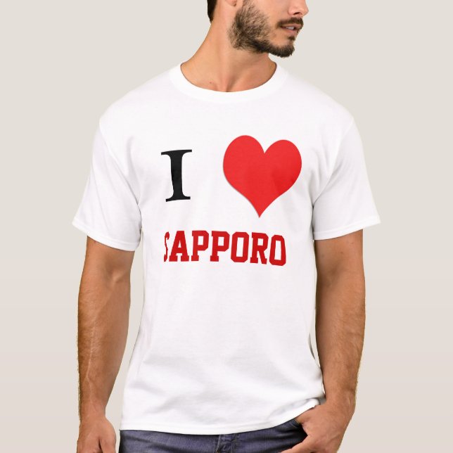 I Herz Sapporo T-Shirt (Vorderseite)