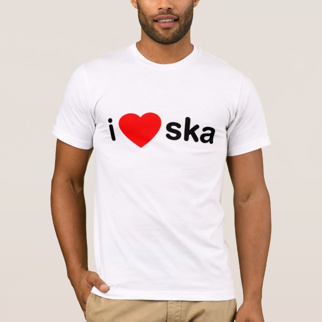 I Herz Ska T-Shirt (Vorderseite)