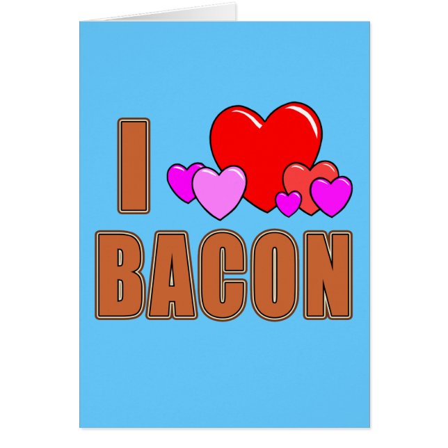 I Herz-Speck-Spaß-Speck-Entwurf des Liebe-Speck-I (Vorne)