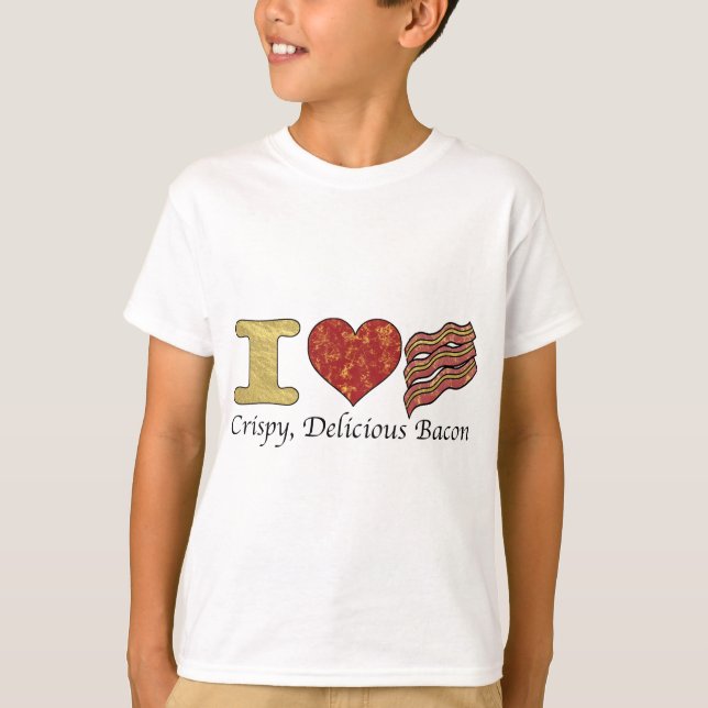 I Herz-Speck T-Shirt (Vorderseite)