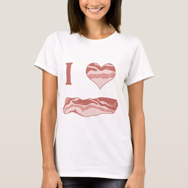 I Herz-Speck T-Shirt (Vorderseite)