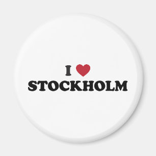 I Herz Stockholm Schweden Magnet