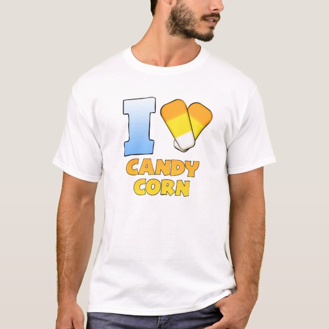 I Herz-Süßigkeits-Mais T-Shirt (Vorderseite)