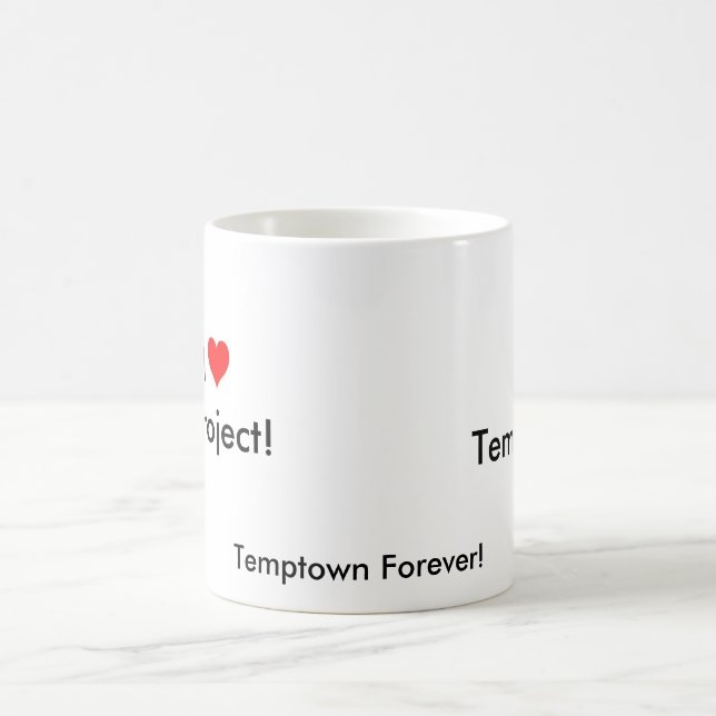 I (Herz) Temptown Kaffeetasse (Mittel)