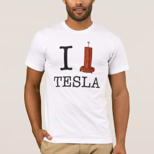 I (Herz) Tesla Spulen-T - Shirt