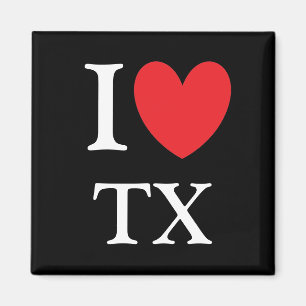 I Herz-Texas-Magnet Magnet