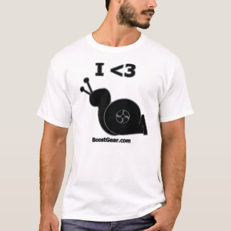 I Herz-Turbo-Schnecke durch BoostGear.com T-Shirt