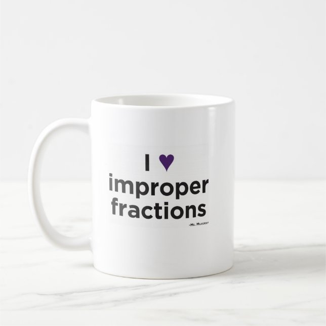I Herz-unsachgemäße Bruch-Tasse Kaffeetasse (Links)