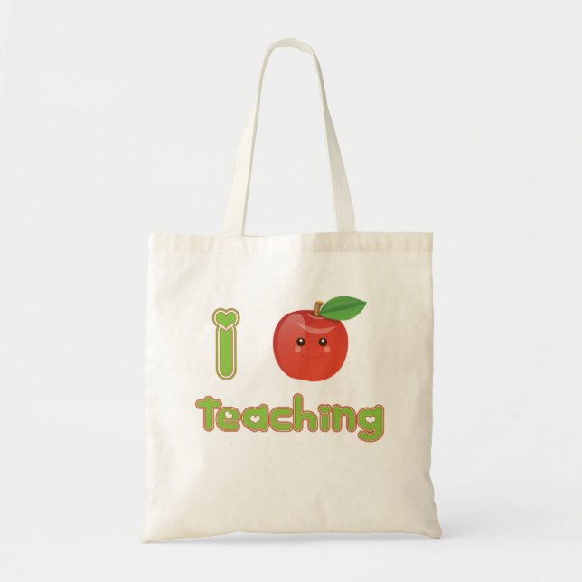 I Herz-Unterricht - Öko-Tasche Tragetasche (Vorne)