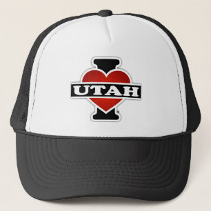 I Herz Utah Truckerkappe