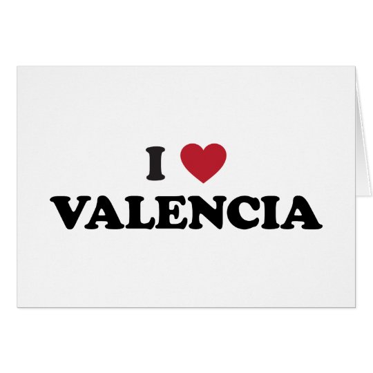 I Herz Valencia Karte