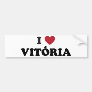 I Herz Vitória Brasilien Autoaufkleber