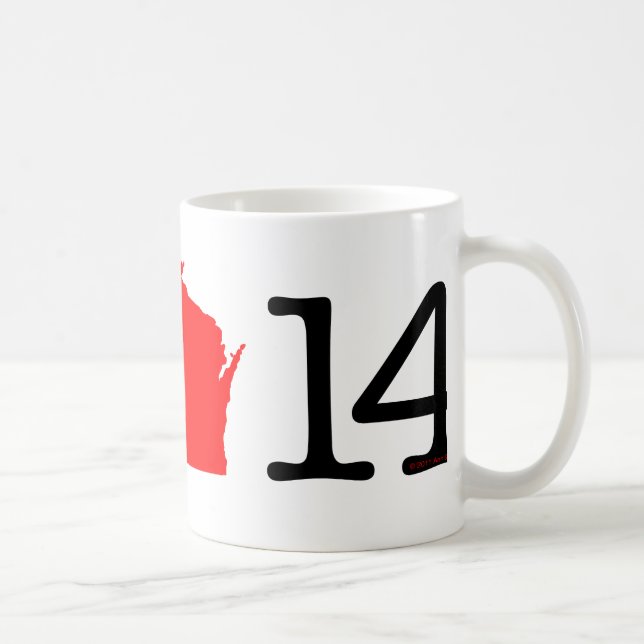 I Herz Wisconsin 14 Kaffeetasse (Rechts)