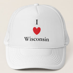 I Herz Wisconsin Truckerkappe